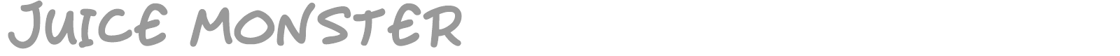 Juice Monster font preview